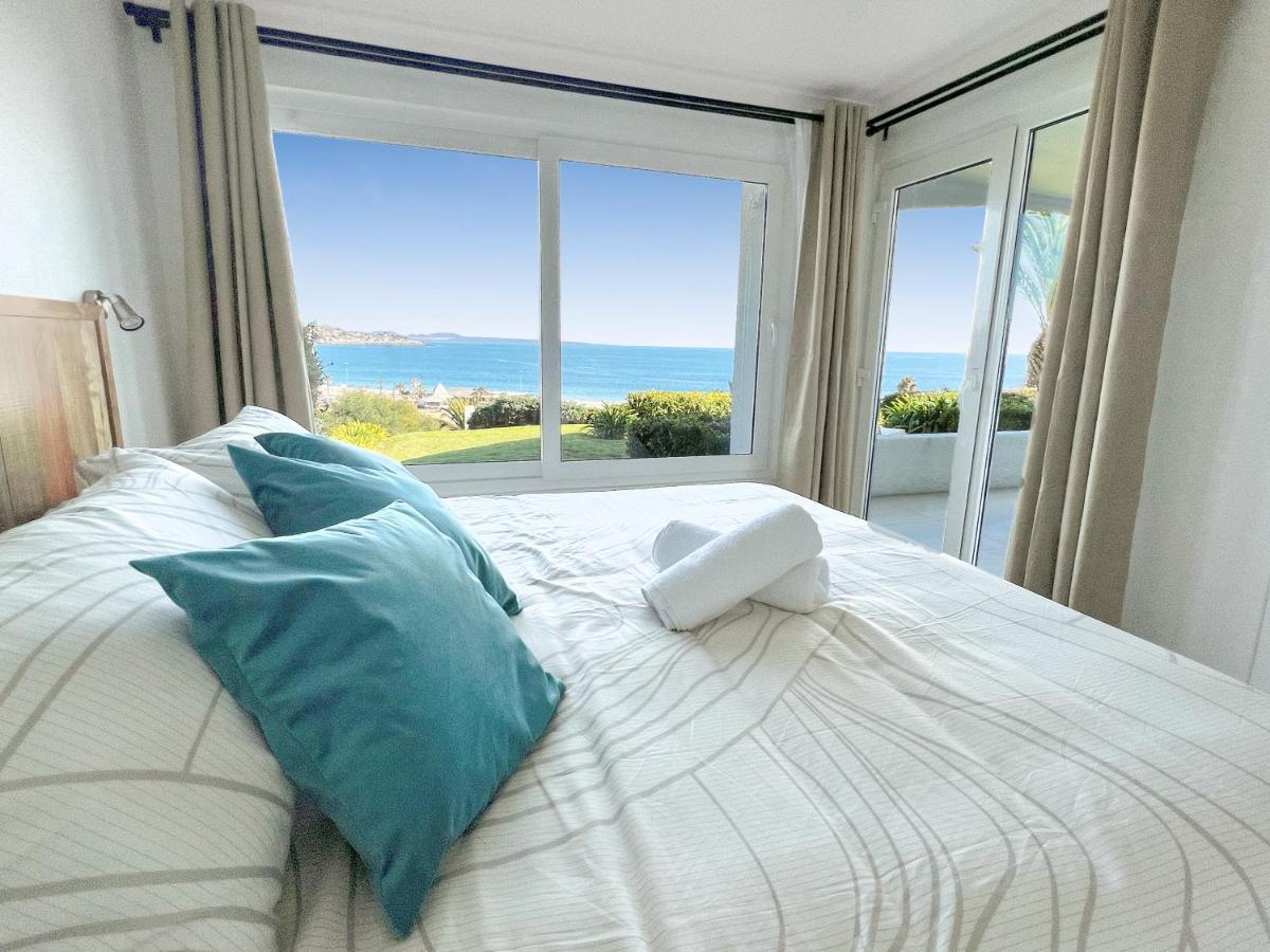 Primera Linea Primer Piso Con Jardin, Piscina Y Playa! 7pax Apartamento Puerto Velero